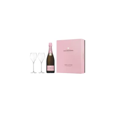 LOUIS ROEDERER Шампањ Brut Rose+2чаши 28.5цл 0,75 LOUIS ROEDERER Шампањ Brut Rose+2чаши 28.5цл 0,75