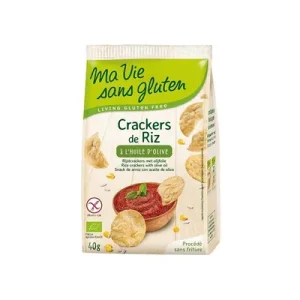 Ma Vie Sans Gluten Органски безглутенски мини галети од ориз со маслиново масло 40гр