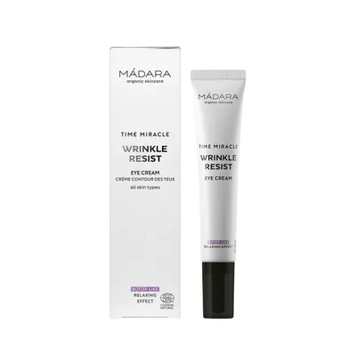 MADARA Time Miracle / Wrinkle Resist Крема За Околу Очи Со Апликатор За Сите Типови На Кожа – 20 Мл. MADARA Time Miracle / Wrinkle Resist Крема За Околу Очи Со Апликатор За Сите Типови На Кожа – 20 Мл.
