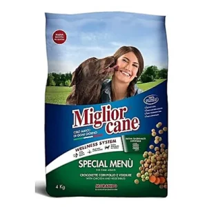 Miglior Cane Special Menu Храна за куче со пилешко и зеленчук 4кг