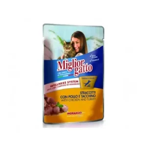 Miglior Gatto Pouch Храна за мачка со Пилешко и мисиркино 100гр