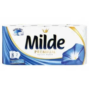 Milde Cool Blue Трослојна тоалетна хартија 8/1