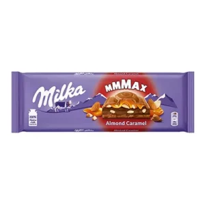 Milka Almond Caramel Чоколадо со карамела и бадеми 300гр