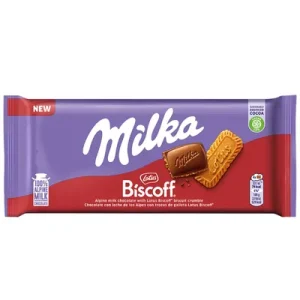 Milka Biscoff Млечно чоколадо со бисквити 90гр