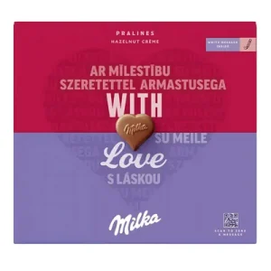 Milka Made With Love Чоколадни пралини со крем од лешник 110гр