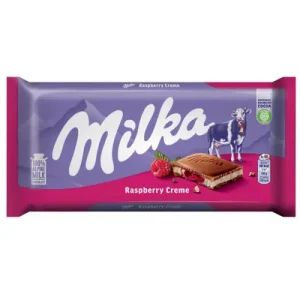 Milka Млечно чоколадо со фил од малина 100гр