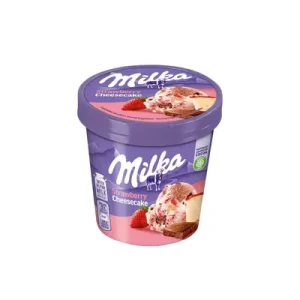 Milka Сладолед од чизкејк со јагода 425мл