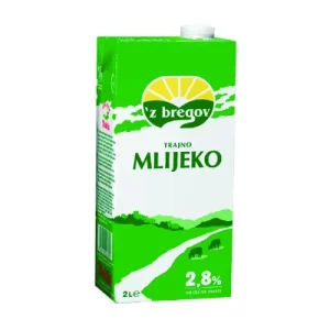 Млеко ‘Zbregov 2л 2.8%