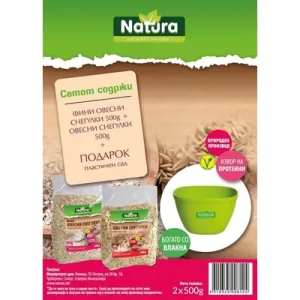 Natura Сет 2x Овесни снегулки 500g