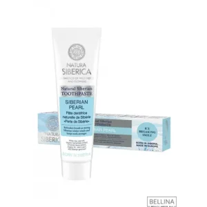 NATURA SIB Siberian pearl паста за заби со бела каолин глина – 100 мл.