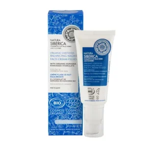 NATURA SIB Sophora japonica balancing ноќен крем-флуид за лице за мрсна и комбинирана кожа – 50 мл.