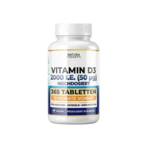 NATURA THERAPY Витамин D3, 365 таблети
