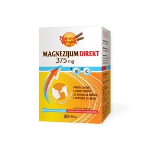 NATURAL WEALTH-NW Магнезиум 375 mg директни кесички A20