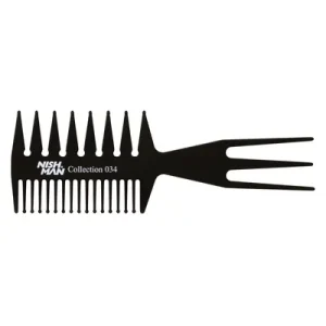 Nishman Чешел за косa Hair Comb No.034