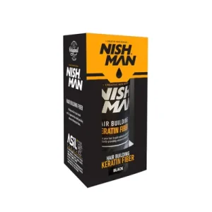 Nishman Фибер Влакна за коса Hair Building Keratin Fiber 21gr Black