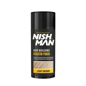 Nishman Фибер Влакна за коса Hair Building Keratin Fiber 21gr Light Brown