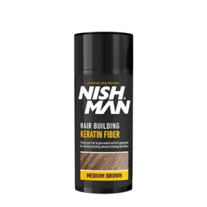 Nishman Фибер Влакна за коса Hair Building Keratin Fiber 21gr Medium Brown