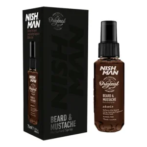 Nishman Парфем за брада Beard & Mustache Perfumed Spray Adonis