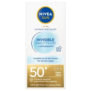 Nivea Invisible Флуид за лице SPF50 40мл