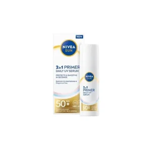 Nivea UV Дневен серум за лице 2во1 Primer F50, 30ml