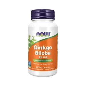 NOW FOODS Ginkgo biloba капсули 60 mg