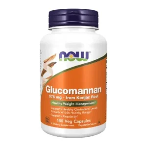 NOW Glucomannan / 180 капсули