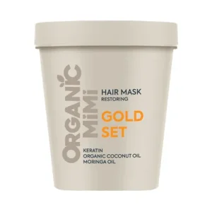Organic Mimi Gold Set Маска за обновување на коса 200мл