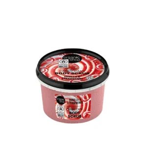 ORGANIC SHOP Candy Cane / Пилинг За Тело Од Ванила И Јагода – 250 Мл.