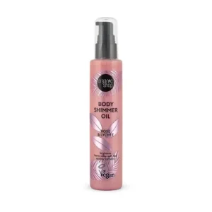 ORGANIC SHOP Масло со светки од роза и јапонска цреша BODY SHIMMER, 100мл