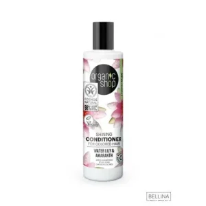 ORGANIC SHOP Water lily & amaranth регенератор за фарбана коса од воден божур и штир – 280 мл.