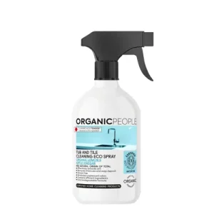 ORGANIC Спреј за чистење на санитарија од лимон и јаболков оцет PE Tub and tile – 500 мл.