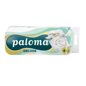Paloma Deluxe Silk Extract Четирислојна тоалетна хартија 10/1