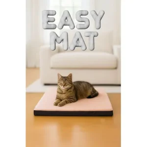 Paws & Whiskers Кревет за миленици Easy Mat, 80×10 cm, Розе