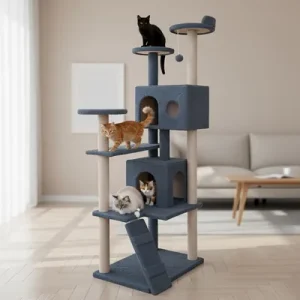 Paws & Whiskers Куќичка за мачки, Антрацит
