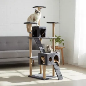 Paws & Whiskers Куќичка за мачки, Антрацит
