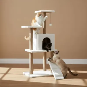 Paws & Whiskers Куќичка за мачки, Бела