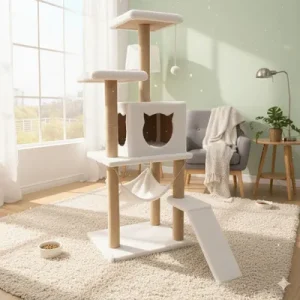 Paws & Whiskers Куќичка за мачки, Бела