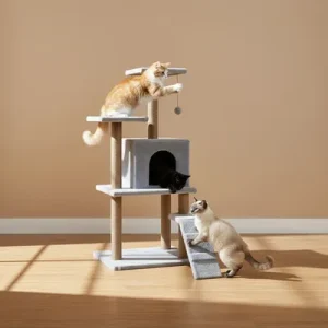 Paws & Whiskers Куќичка за мачки, Сива