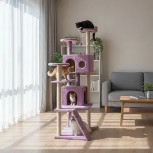 Paws & Whiskers Куќичка за мачки, Сива