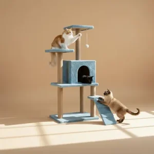 Paws & Whiskers Куќичка за мачки, Тиркизна