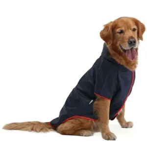 Paws & Whiskers Одело за кучиња Navyraincoat, Vodootporno, Тегет