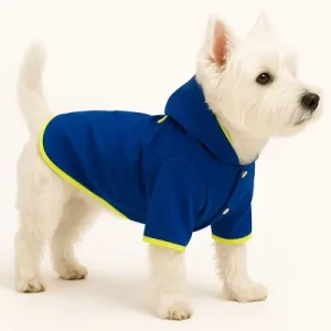 Paws & Whiskers Одело за кучиња Softshellroyalblueraincoat, Сино