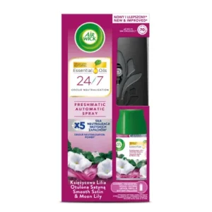 PBS Автоматски Освежувач со Рефил Air Wick Moon Lily 250 ml, Црн