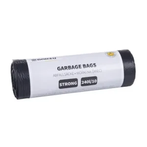PBS Вреќа за Отпадоци Donau Home 240 L 90×140 cm 30 mic 1/10, Црна