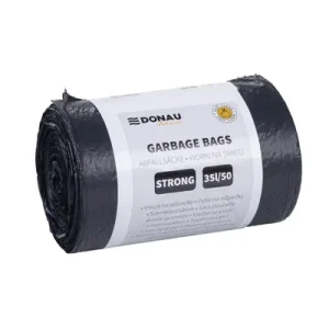 PBS Вреќа за Отпадоци Donau Home 35 L 49×56 cm 20 mic 1/50, Црна