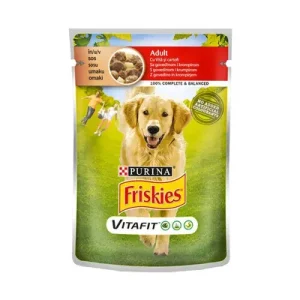 Purina Friskies Adult Храна за кучиња со говедско и компир 85гр