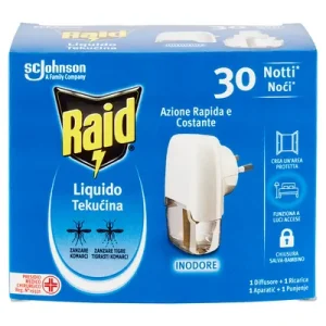 RAID Апарат со течност против комарци 30 ноќи