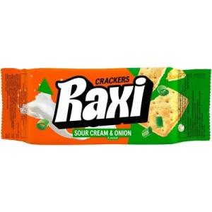 Raxi Крекери со вкус на павлака и кромид 70гр