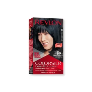 REVLON ColorSilk Beautiful ColorTM Боја за Коса Natural Blue Black 12