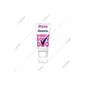 Rexona Whole Body Deo Wild Rose Дезодоранс во крема за цело тело 75мл